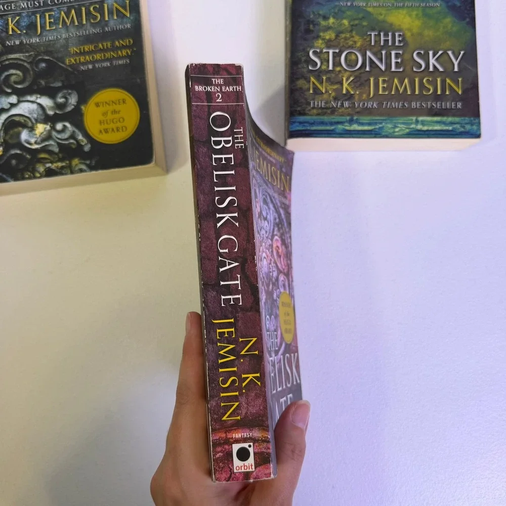 The Broken Earth Trilogy NK Jemisin 3 Book Set Fifth Season Obelisk Gate Stone